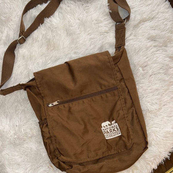 National Parks Conservation Association Brown Messenger Bag - Picture 1 of 3